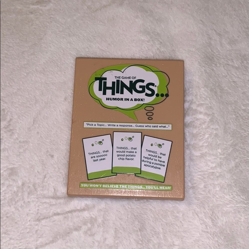 The Game of Things